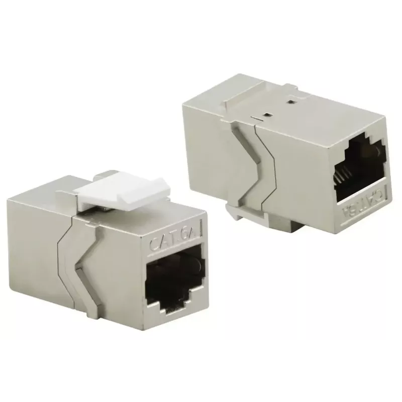 Módulo Keystone Helos 304268 plano prateado RJ-45