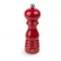 Moinho de pimenta PEUGEOT Paris 18 cm uSelect, madeira lacada a vermelho, moagem ajustável
