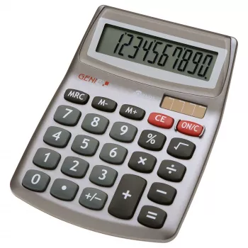 Calculadora de secretária GENIE 540 prateado