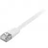 Cabo de rede Equip Cat.6A U/FTP cabo de rede plano RJ-45 10m branco