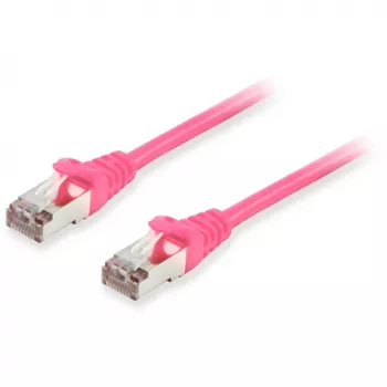 Cabo de rede Equip Cat.6A S/FTP RJ-45 3m rosa