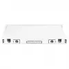 Caixa de fusão de fibra ótica DIGITUS DN-96330/9APC 1U, equipada com 6x LC-APC DX, OS2, polímero/aço, cinzento-claro
