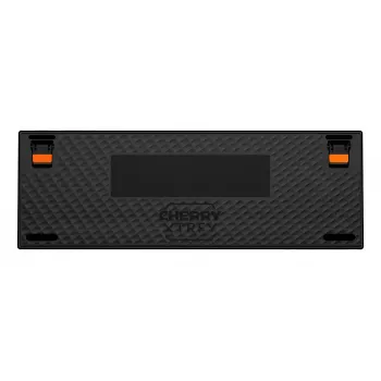 Teclado mecânico gaming Cherry K5 Pro TMR Compact — 65% QWERTY US, com fios USB, RGB, preto/laranja
