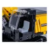Modelo de escavadora Jamara CaDA escavadora blocos de construção, idade recomendada 8+, peso 0,36 kg, preto/amarelo