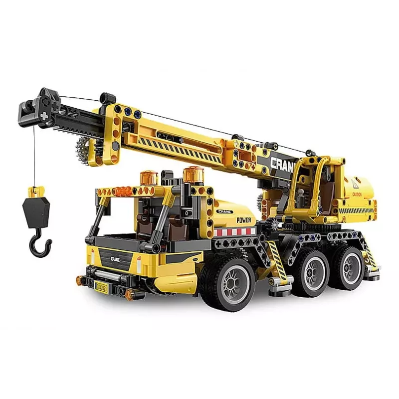 Grua móvel Jamara CaDA Modelo 402886 — conjunto de construção, preto e amarelo, para crianças a partir dos 8 anos