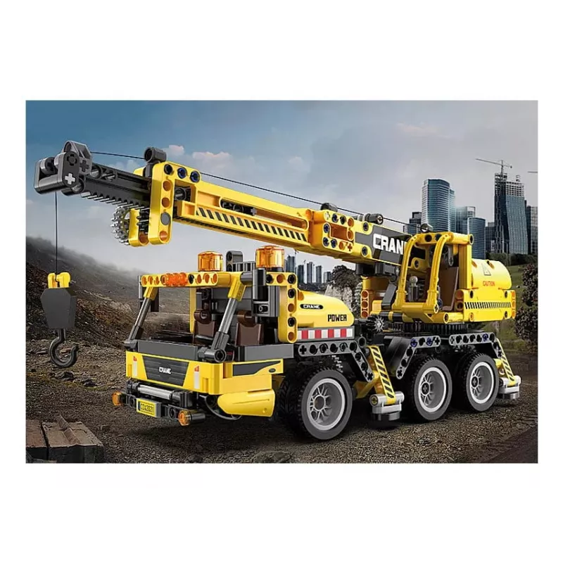 Grua móvel Jamara CaDA Modelo 402886 — conjunto de construção, preto e amarelo, para crianças a partir dos 8 anos