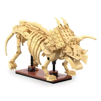 Conjunto de construção Jamara CaDA fóssil de dinossauro Triceratops blocos de construção – 272 peças, a partir dos 8 anos