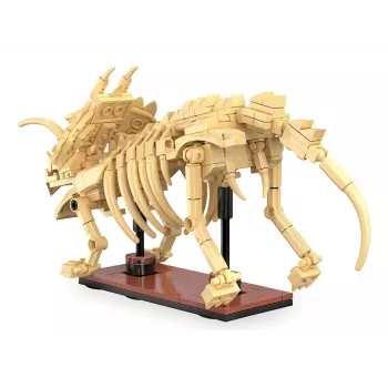 Conjunto de construção Jamara CaDA fóssil de dinossauro Triceratops blocos de construção – 272 peças, a partir dos 8 anos
