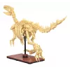 Conjunto de construção Jamara CaDA fóssil de dinossauro Velociraptor — 256 peças, idade 8+, bege/castanho