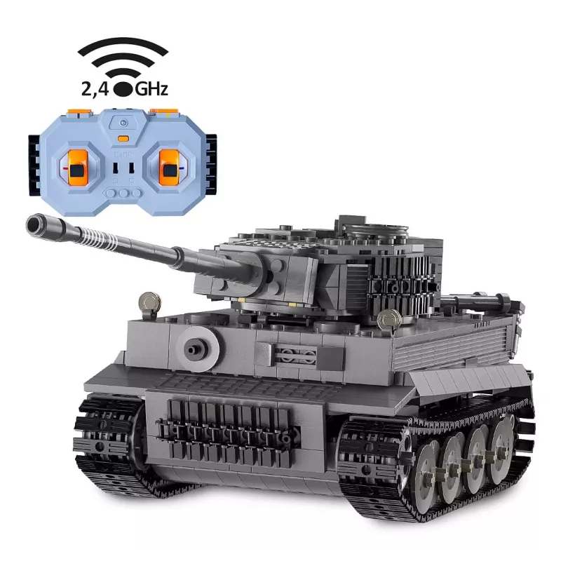 Modelo de tanque Jamara CaDA Tiger escala 1:35, motor elétrico, bateria de iões de lítio, para crianças a partir dos 8 anos