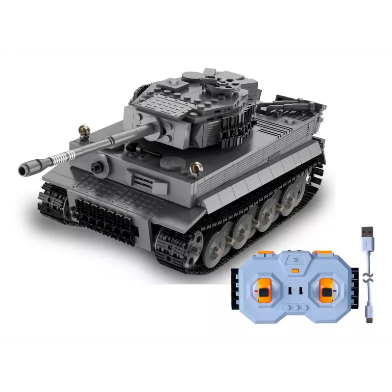 Modelo de tanque Jamara CaDA Tiger escala 1:35, motor elétrico, bateria de iões de lítio, para crianças a partir dos 8 anos