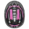 Capacete de proteção para crianças UVEX kid 2 cc multicolor rosa, casco rígido, acabamento mate