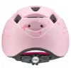 Capacete de proteção para crianças UVEX kid 2 cc multicolor rosa, casco rígido, acabamento mate
