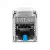 Cabo ficha RJ45 para módulo Keystone conector fêmea RJ45 DeLOCK 87029