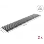 Barreira de proteção para aves para instalações fotovoltaicas DELOCK 1 m — 2 unidades, castanho, 193 mm