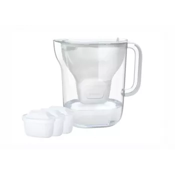 Jarra filtrante de água BRITA Style Essential XL com cartuchos MAXTRA PRO Pure Performance (3) — branco