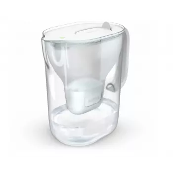 Jarra filtrante de água BRITA Style Essential XL com cartuchos MAXTRA PRO Pure Performance (3) — branco
