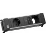 Módulo de tomadas Powerframe Bachmann BM0024291 com 1x CEE7/3, 1x USB-C PD 45W, 1x cabo CM L=0,2m