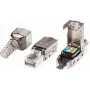 ATEN conector macho RJ-45 (J-45) 2A-245G, prateado, para cablagem Cat6A