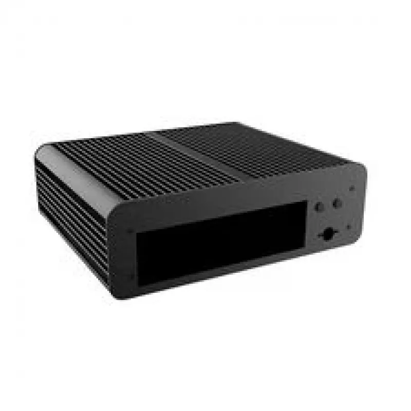 Akasa Euler CMX caixa de PC Mini-ITX sem ventoinha A-ITX61-S1B – preto, chassis mini para sistemas com refrigeração passiva