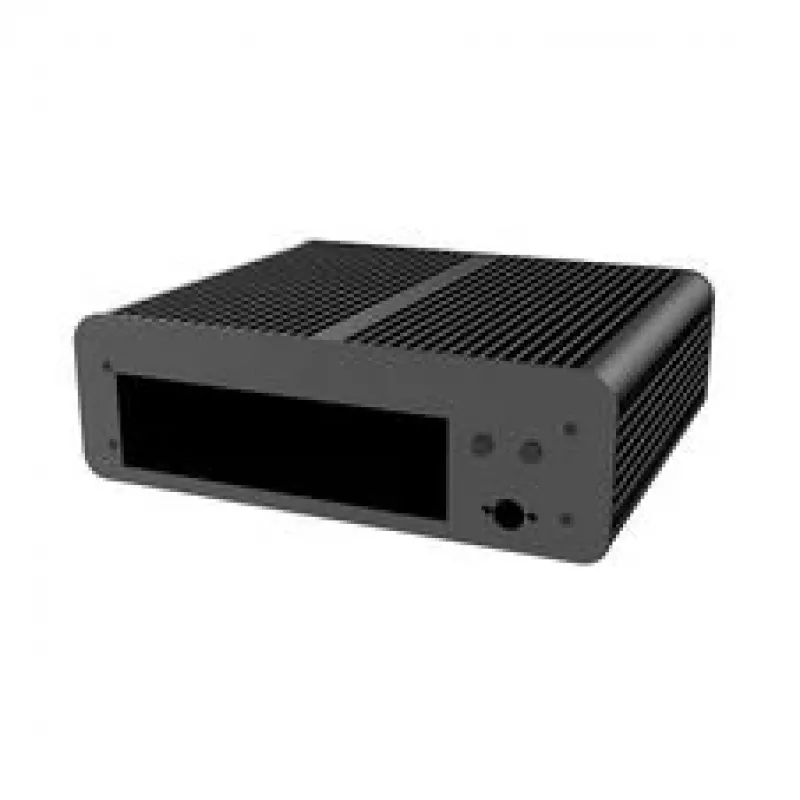 Akasa Euler CMX caixa de PC Mini-ITX sem ventoinha A-ITX61-S1B – preto, chassis mini para sistemas com refrigeração passiva