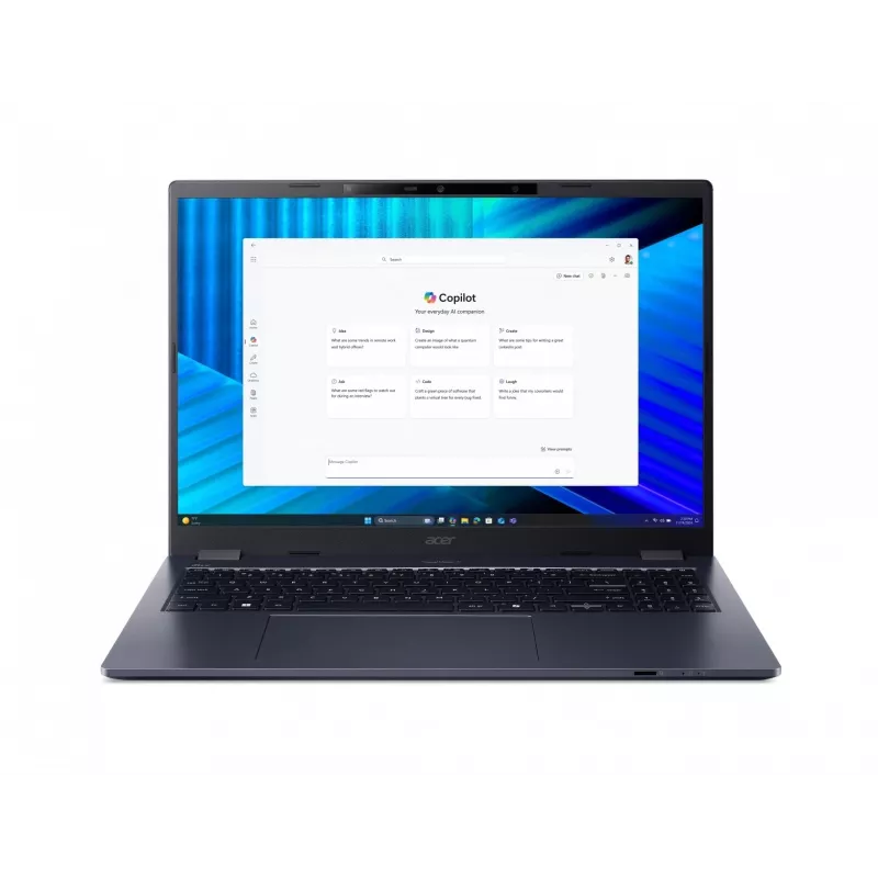 Portátil Acer TravelMate P4 TMP416-54-TCO com Intel Ultra 7 255U, 16 GB RAM, 512 GB SSD, Windows 11 Pro