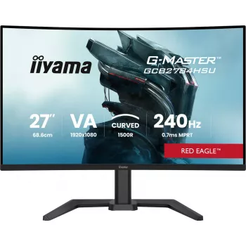 27 inch IIYAMA G-MASTER GCB2784HSU-B1 monitor gaming curved VA 240Hz FHD 1920x1080 hub USB altifalantes VESA
