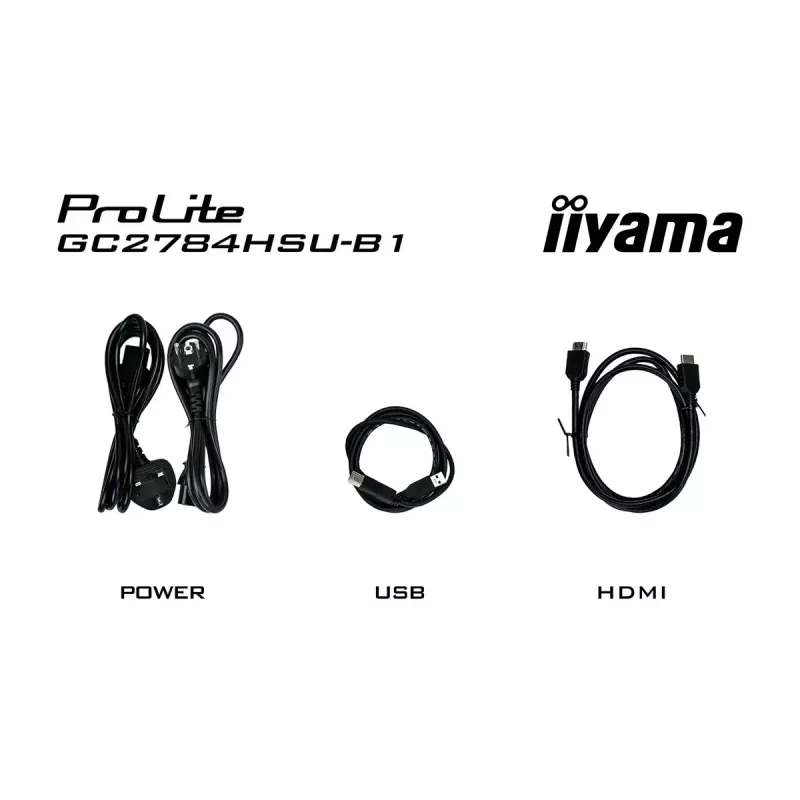27 inch iiyama G-MASTER GC2784HSU-B1 monitor VA curvo 240 Hz Full HD 1920x1080 hub USB altifalantes VESA