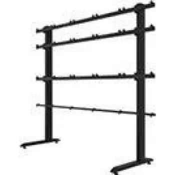 B-TECH suporte de parede 27'' universal 5x5 videowall dvLED (BTXPS27-W5X5/B)