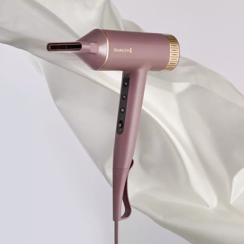 Secador de cabelo Remington EC8930, 1600 W, motor digital, 110000 rpm, rosa, cabo de 3 m