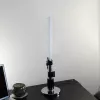 Candeeiro de mesa Ukonic 14364 preto branco luz vermelha 597 mm de altura