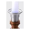 Candeeiro de mesa Ukonic 16987 preto cobre cinzento branco luz azul 595mm