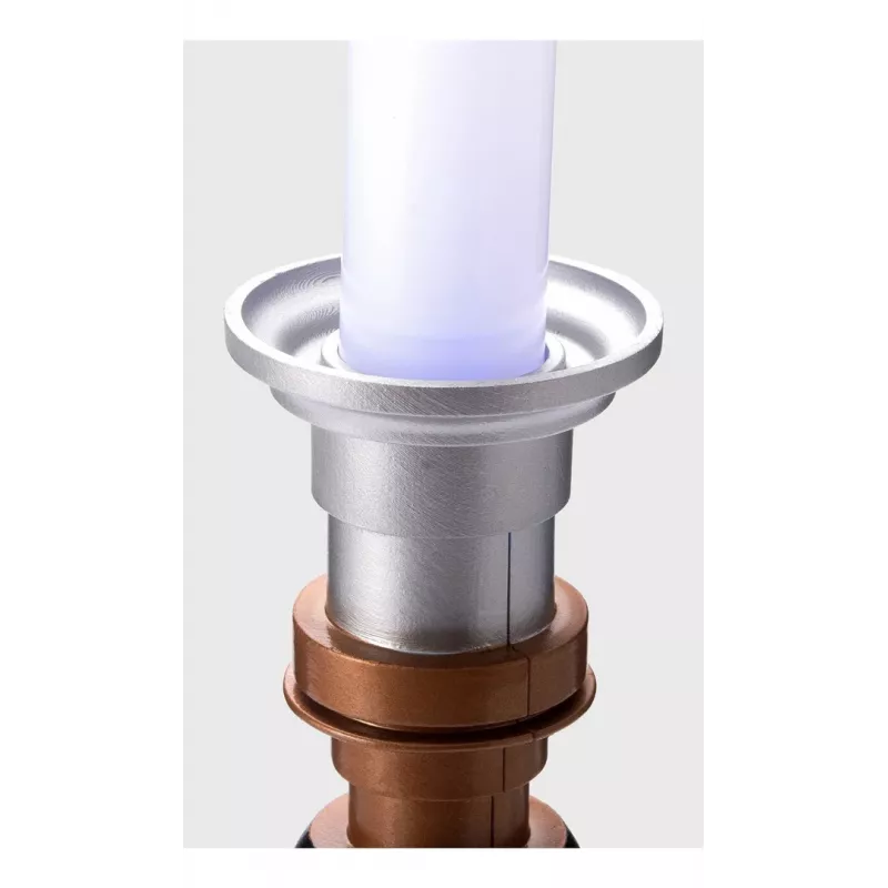 Candeeiro de mesa Ukonic 16987 preto cobre cinzento branco luz azul 595mm