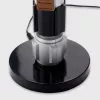Candeeiro de mesa Ukonic 16987 preto cobre cinzento branco luz azul 595mm