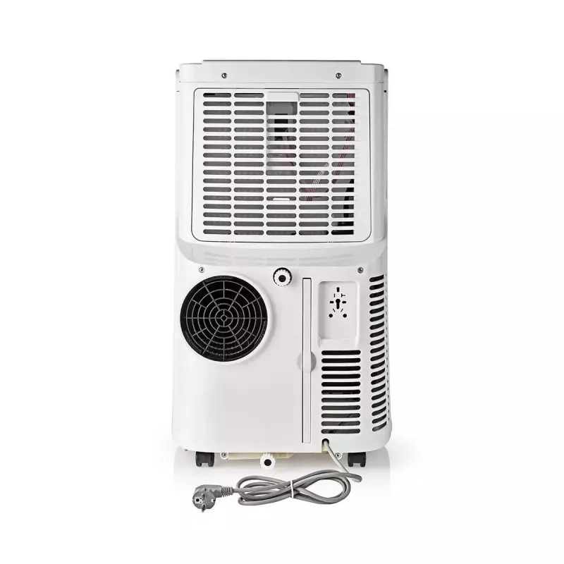 Ar condicionado portátil Nedis WIFIACMB1WT12 — Arrefecimento Classe A, ficha tipo F, ecrã LCD, branco, 62 dB