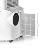 Ar condicionado portátil Nedis WIFIACMB1WT12 — Arrefecimento Classe A, ficha tipo F, ecrã LCD, branco, 62 dB