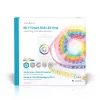 Faixa de luz inteligente Nedis WIFILS51CRGB – Wi‑Fi, RGB, 24 W, cabo de 1 m, 12 mm de largura