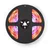 Faixa de luz inteligente Nedis WIFILS51CRGB – Wi‑Fi, RGB, 24 W, cabo de 1 m, 12 mm de largura