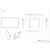 Monitor de vigilância 4K UHD ERNITEC 0070-24198-HB3000-P – monitor profissional