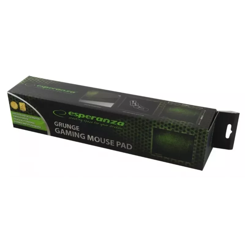 Tapete de rato gaming Esperanza EA146G preto, verde