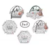 Tapete de atividades para bebé milly mally Baby Mat 5in1 Minky – tapete multifuncional 5 em 1 para bebé para posição de barriga, brincar, descansar, gatinhar, viajar
