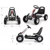 Veículo deslizante Milly Mally Gokart Thor branco