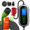 Carregador para carro elétrico de parede QOLTEC 7 kW 230V CEE 32A com Wi‑Fi e LCD (modelo 52721)