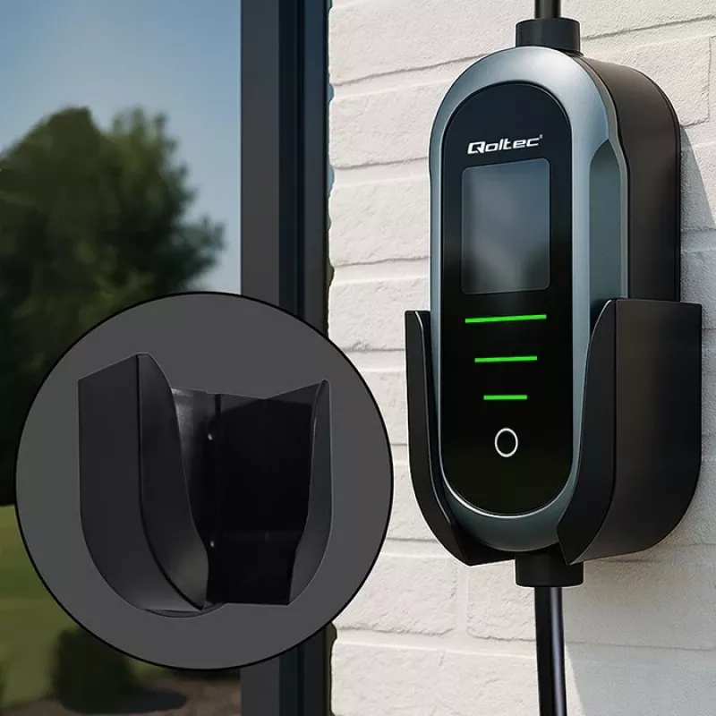 Carregador para carro elétrico de parede QOLTEC 7 kW 230V CEE 32A com Wi‑Fi e LCD (modelo 52721)
