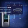 Estação de carregamento EV QOLTEC trifásica 22 kW 32 A com WLAN (modelo 52723)