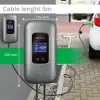 Estação de carregamento EV QOLTEC trifásica 22 kW 32 A com WLAN (modelo 52723)
