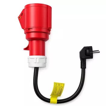 Fonte de alimentação QOLTEC CEE 16A 5P 400V para SCHUKO 230V, modelo 52724