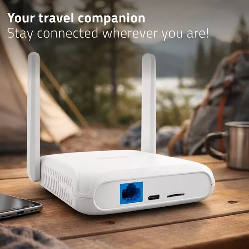 Router QOLTEC 56980 – router móvel 4G LTE com Wi‑Fi 6