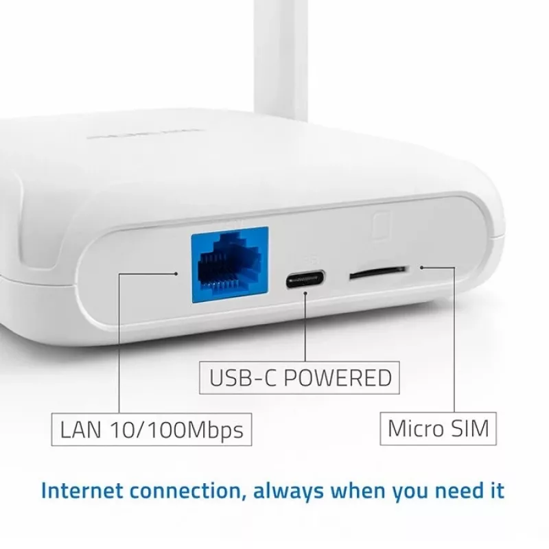 Router QOLTEC 56980 – router móvel 4G LTE com Wi‑Fi 6