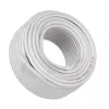 Cabo coaxial MACLEAN MCTV-470 RG-6/U 25 m, branco